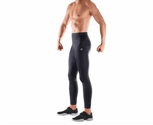 LP Support - Men's Compression Leg Support Tights - Black