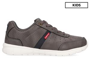 Levi's Boys' Pre-School Stallion Burnish Shoes - Charcoal