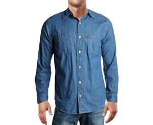 Levi's Mens Button-Down Long Sleeves Denim Shirt