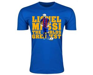 Lionel Messi Worlds Greatest T-Shirt (Blue)