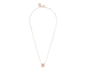 Lovisa Rose Gold Triple Diamante Ring Necklace