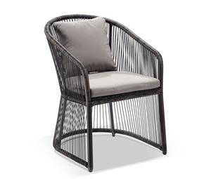 Luna Outdoor Wicker Dining Chair - Outdoor Chairs