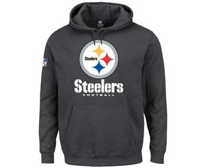 Majestic OUR TEAM Hoody - Pittsburgh Steelers charcoal