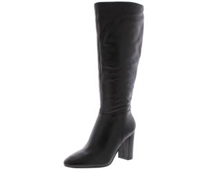 Marc Fisher Womens Zimra Leather Round Toe Dress Boots