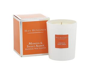 Max Benjamin Classic Candle Mimosa & Sweet Amber 190g