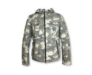 Men's Colmar Ares Lightweight Jacket In Khaki Camouflage 3D Weave