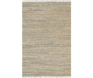 Metro Modern Leather Sage Rug