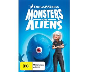 Monsters Vs Aliens DVD Region 4