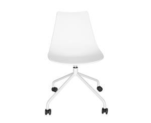 Moon Desk Chair - White