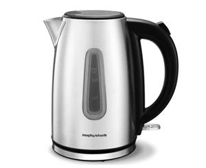 Morphy Richards 102777 Equip 1.7L Brushed Stainless Steel Jug Kettle 2200W