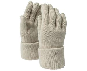 Myrtle Beach Adults Unisex Fine Knitted Gloves (Sand) - FU844