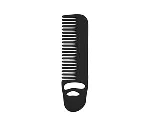 Ned Beard Comb + Bottle Opener Hair Barber Styling Brush Men's Grooming