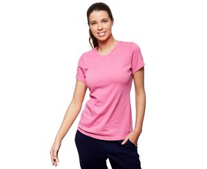 New Balance Women's Relentless Crew Tee / T-Shirt / Tshirt - Pink