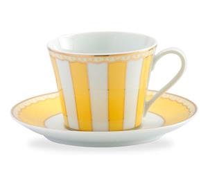 Noritake Carnivale Cup & Saucer Set - Yellow