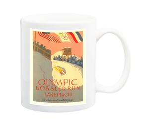 Olympic Bobsled Run Lake Placid Mug - 11 Fluid Oz