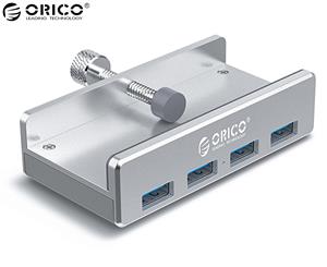 Orico 4-Port USB 3.0 Hub w/ Clip-On Design