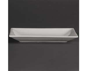 Pack of 6 Olympia Serving Rectangular Platter 200 x 130mm