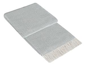 Paddington Fine Wool Blend Light Grey Throw