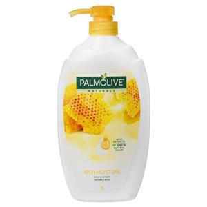 Palmolive Naturals Rich Moisture Soap free Shower Milk Body Wash Milk & Honey 1L