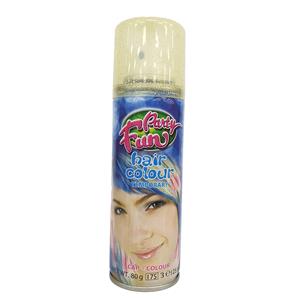 Party Fun Coloured Hairspray 125ml Glitter Gold Styling Temporary Colour Spray