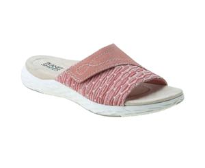 Planet Shoes Womens Elle Comfort Slip On Casual Sandal in Terracotta Pink