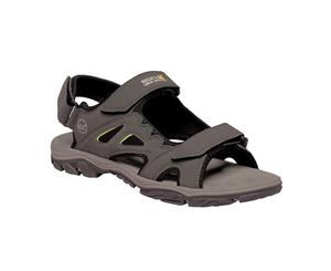 Regatta Mens Holcombe Vent Sandals (Briar Grey/Lime Punch) - RG4090