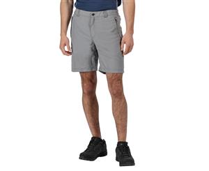 Regatta Mens Leesville II Polyamide Elasticared Shorts - Rock Grey