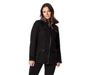 Regatta Womens/Ladies Laureen Poly Breathable Waterproof Coat Jacket - Black