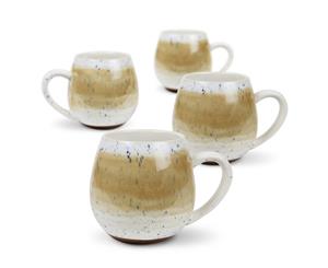 Robert Gordon Stoneware Hug Mug 400ml Set of 4 Mediterranean Tan