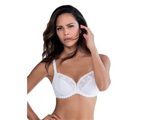 Rosa Faia 5638-006 Grazia White Lace Underwired Full Cup Bra