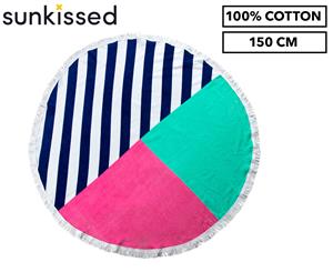 Round Sail 150cm Premium 100% Cotton Beach Towel - Multi