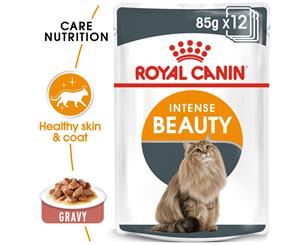 Royal Canin Feline Intense Beauty in Gravy Cat Food 12x85g