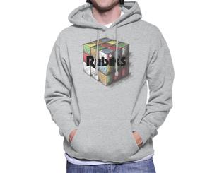 Rubik's Colourful Drawn Cube Men's Hooded Sweatshirt - Heather Grey