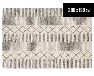 Rug Culture 280x190cm Amalia Skandi 316 Rug - Grey North