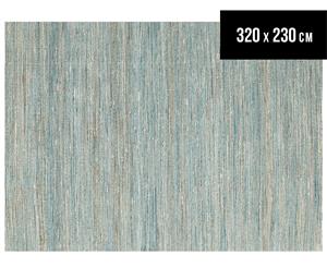 Scandi Floors Artisan Hemp 320x230cm Rug - Turquoise