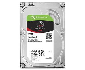 Seagate IronWolf 4TB 64MB Cache SATA 6.0Gb/s NAS Internal Hard Drive Perfect for 1-8 BAY NAS system 3 years warranty