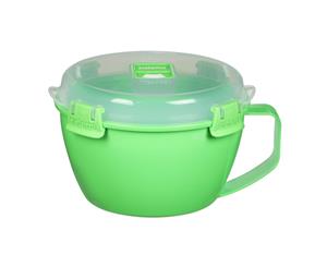 Sistema Green Klip It Microwave Noodle Pasta Soup Bowl 940ml Lunch BPA Free