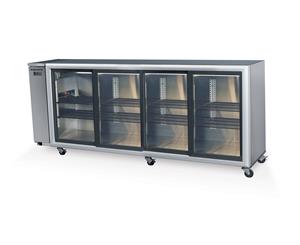 Skope BB780 4 Swing Doors Chiller Remote - Silver