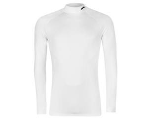 Slazenger Mens Mock Baselayer Top Compression Armor Thermal Skins Long Sleeve