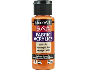 SoSoft Fabric Acrylic Paint 2oz - Bittersweet Orange