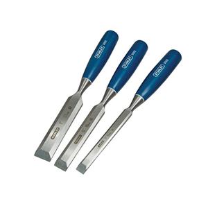 Stanley Solid Plastic Handle Chisel Set 3Pc 016128