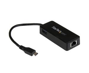 StarTech USB-C to Gigabit Network Adapter w/ Extra USB Port