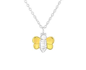 Sterling Silver Bee Necklace