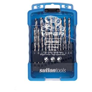 Sutton Tools Viper Imperial Drill Set - 21 Piece