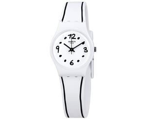 Swatch Black Border Ladies Watch LW162