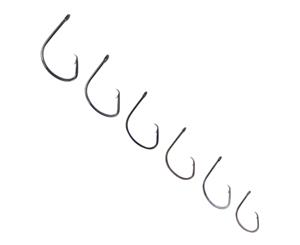 Swimerz 2/0 Offset Circle Hook. Black Nickel coated. 2 x Packs of 25