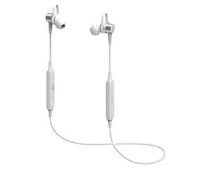 TTEC SoundBeat Pro HD Stereo Bluetooth Wireless Neckband Headset with EasyCarry Magnetic Design - Silver