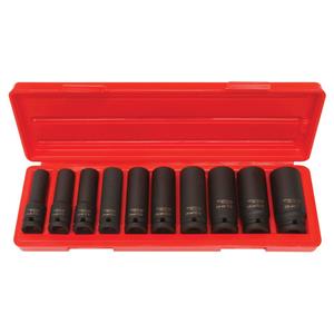 TTI 10 Piece 1/2inch Metric Deep Impact Socket Set