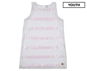 Take-Two Teen Girls' Sequin Dress - White