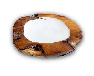 Teak Root Bowl - Black Centre Set of 2 - 20cm